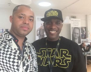 Jonathan Thompson with Star Wars Actor