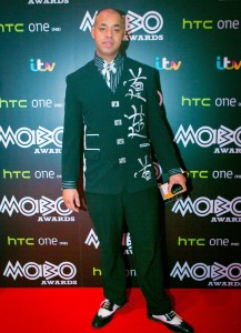 J THOMPSON at the Mobo Awards