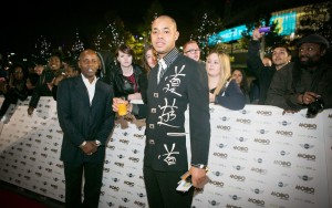 Jonathan Thompson at the Mobo Awards Red Carpet